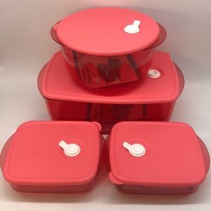 Tupperware CrystalWave Plus 4-PC